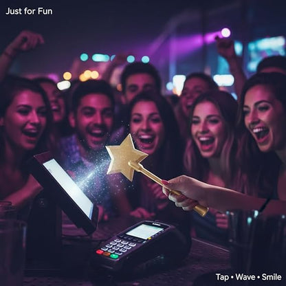 Fairy Pay Wand, 3D Printed Credit Card Magic Wand Tap-to-Pay