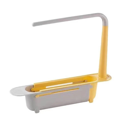 Telescopic Sink Storage Rack with 2 Sponge