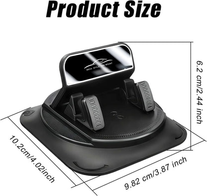 2 PCS Self-Adhesive Car Phone Holder 360 Degree Rotation