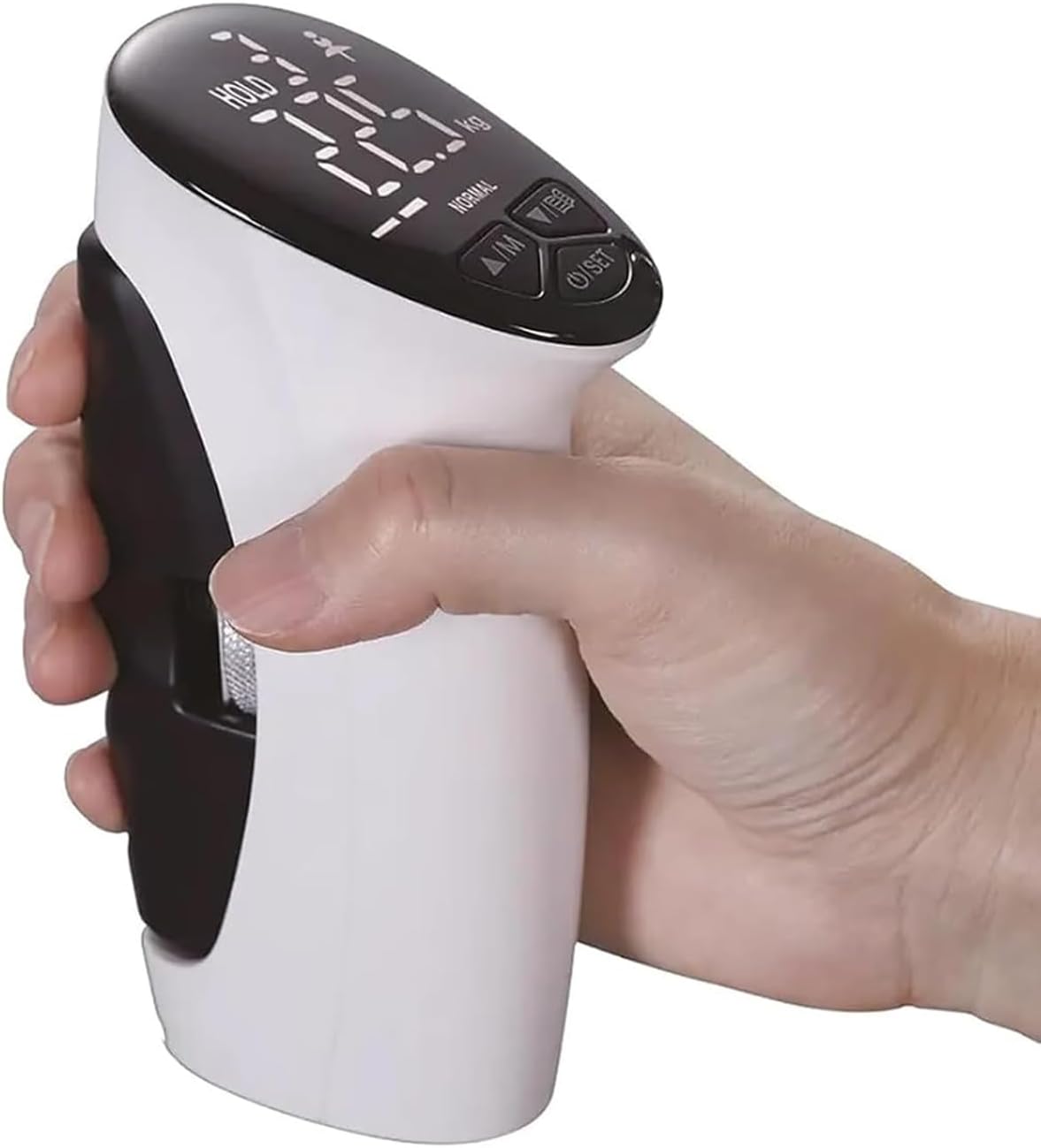 LED Digital Display Hand Dynamometer with Counter, Grip Range 198Lb / 90Kg