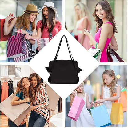 🏕️👜Reusable Grocery Bags – Foldable Travel Tote, Durable Lightweight Storage Bag