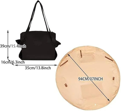 🏕️👜Reusable Grocery Bags – Foldable Travel Tote, Durable Lightweight Storage Bag