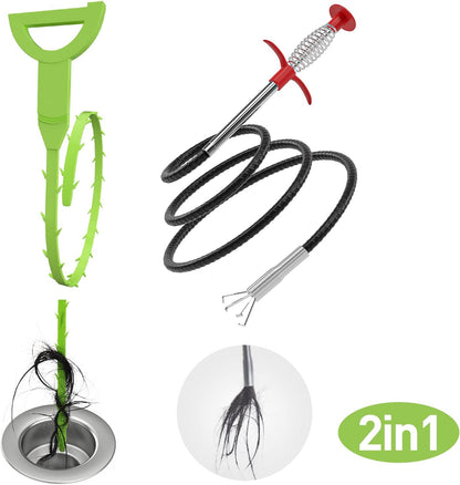 🛠️Flexible Grabber Claw Pick Up Reacher Tool (Drain Clog Remove Tool)