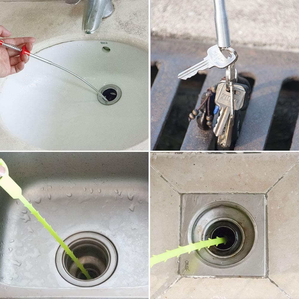 🛠️Flexible Grabber Claw Pick Up Reacher Tool (Drain Clog Remove Tool)