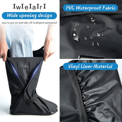 🔥🔥Waterproof Rain Boot Shoe Cover with Reflector