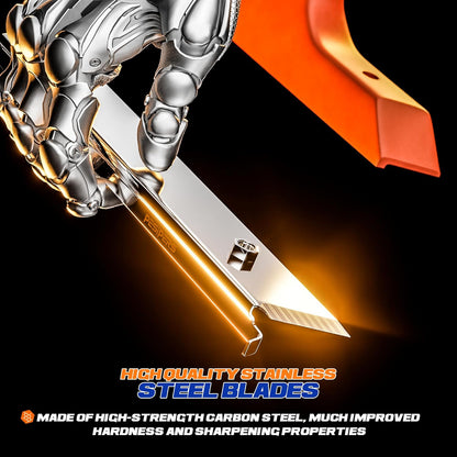 🛠️🛠️3-In-1 Woodworking Tool, Chamfered Surfaces,Edge Banding Trimmer With Sharp Stainless Steel Blades & Ergonomic Grip