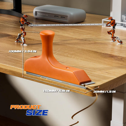 🛠️🛠️3-In-1 Woodworking Tool, Chamfered Surfaces,Edge Banding Trimmer With Sharp Stainless Steel Blades & Ergonomic Grip