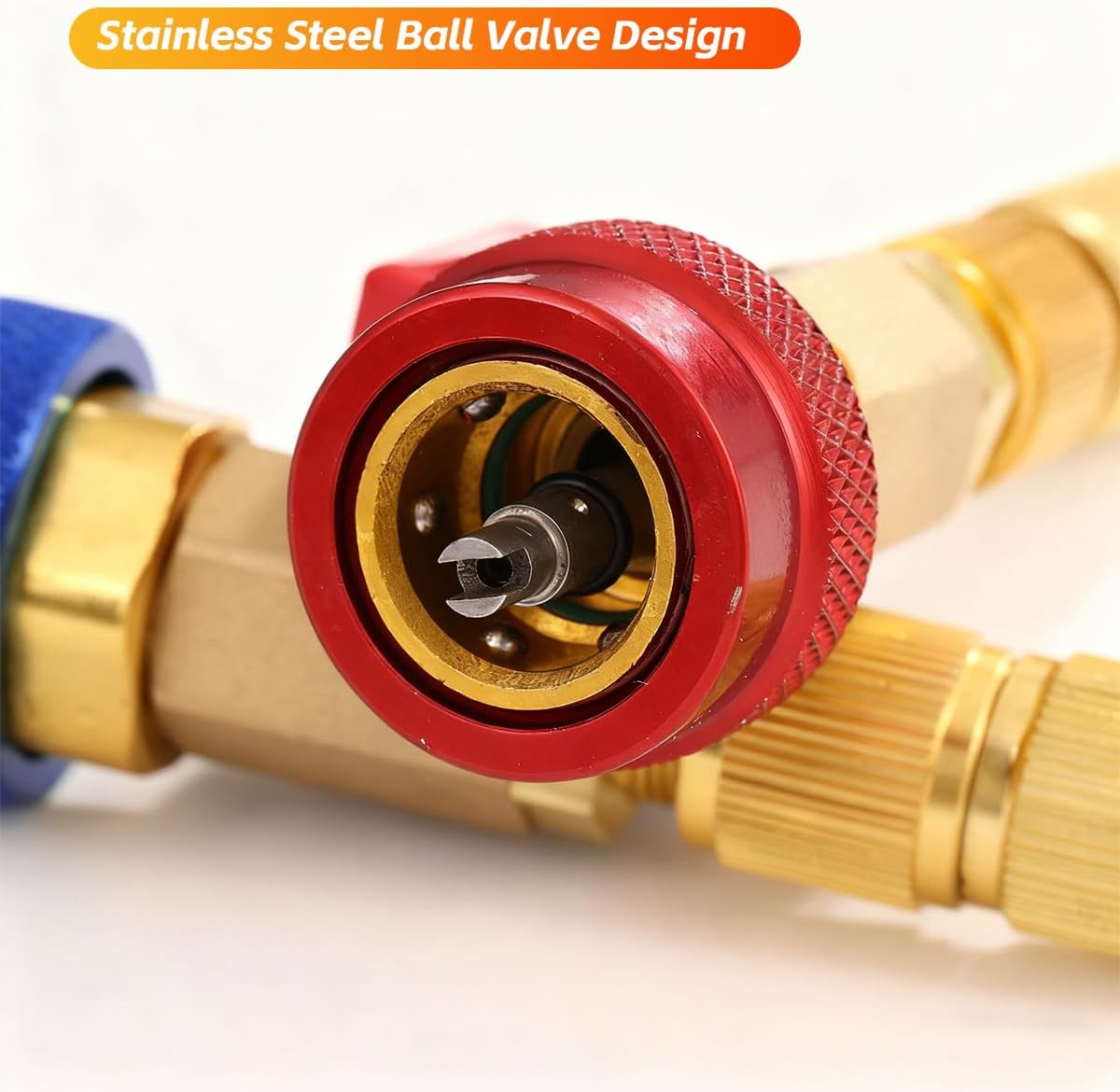 🛠️🚗Car R134A Valve Core Quick Remover Installer, Vehicle AC High Low Pressure Remover Tools Kit, Automotive Valve Core Removal Tool