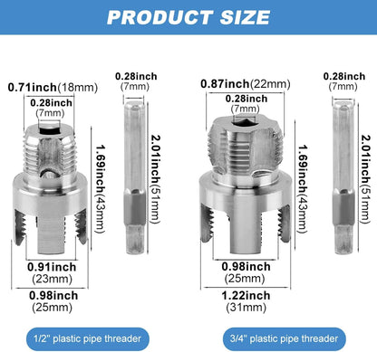 🛠️🛠️Pipe Threading Tool for Internal & External Threads
