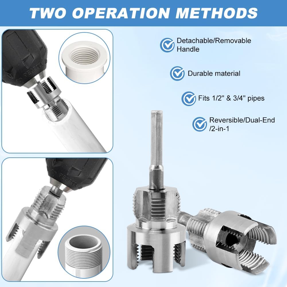 🛠️🛠️Pipe Threading Tool for Internal & External Threads