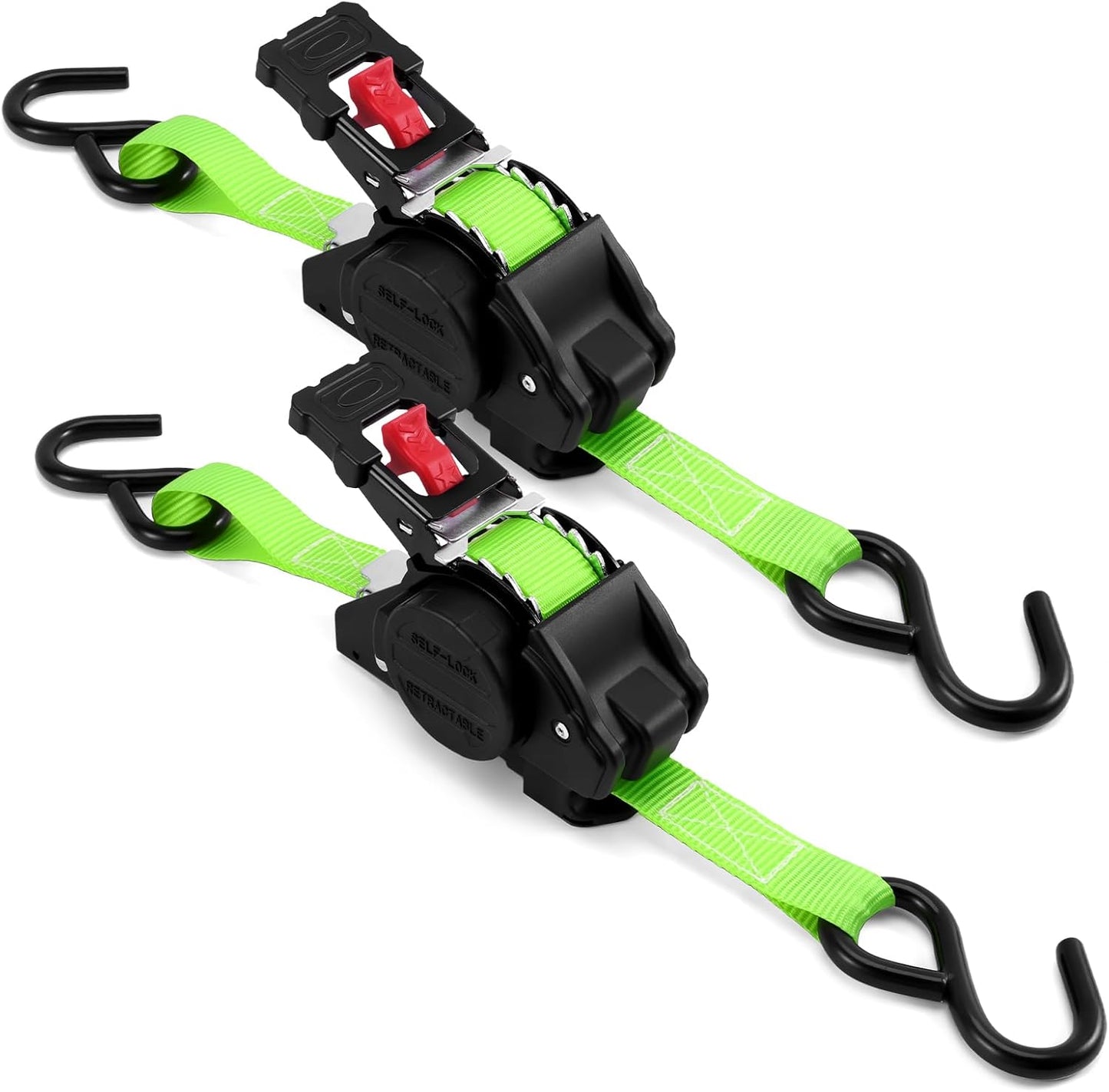 ✨Retractable Ratchet Tie Down Straps
