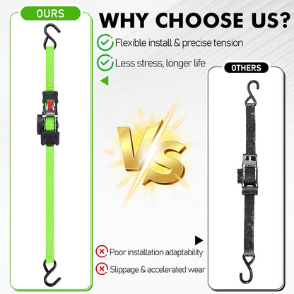 ✨Retractable Ratchet Tie Down Straps