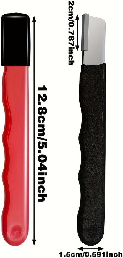 ✨🛠️2Pcs Garden Tool Blade Sharpener, Multipurpose Pocket Knife & Tool Sharpeners