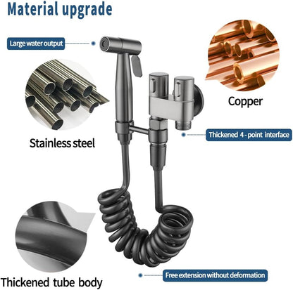 🚿Hand Held Bidet Sprayer for Toilet, Toliet Jet Spray Bidet Attachment with T Valve