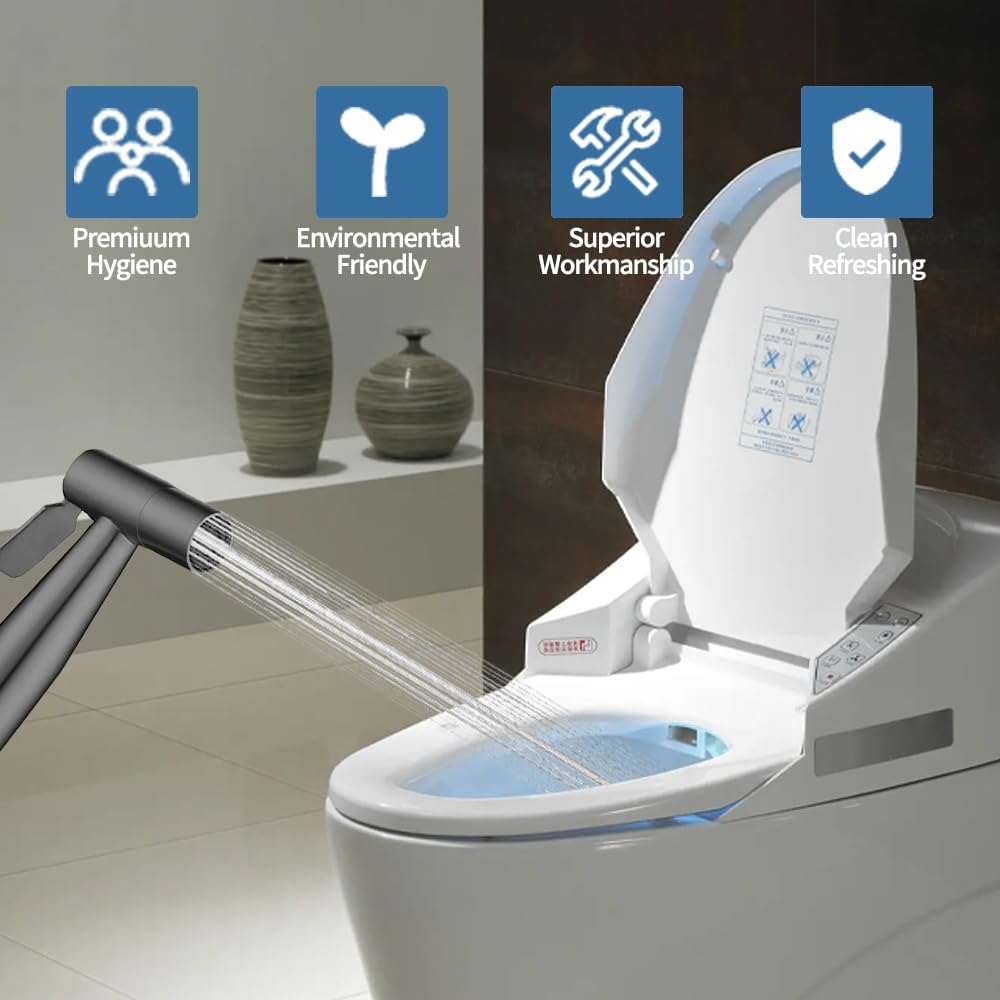 🚿Hand Held Bidet Sprayer for Toilet, Toliet Jet Spray Bidet Attachment with T Valve