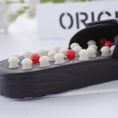 🔥Acupressure Slippers, Foot Massager Stone Acupuncture Sandals, Reduce Feet Neuropathy Pain Relief