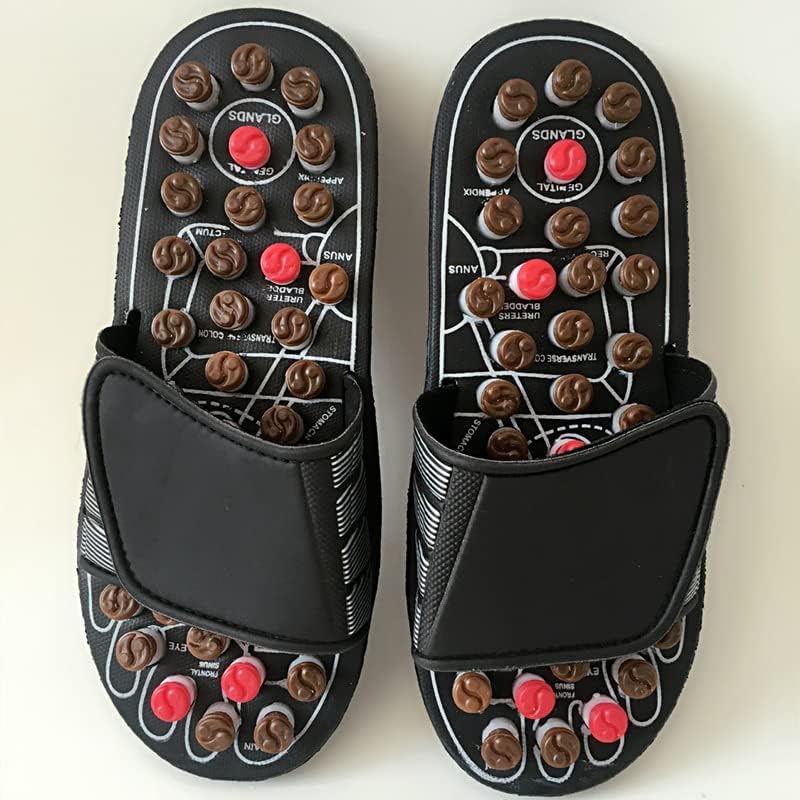🔥Acupressure Slippers, Foot Massager Stone Acupuncture Sandals, Reduce Feet Neuropathy Pain Relief