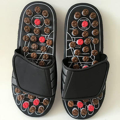 🔥Acupressure Slippers, Foot Massager Stone Acupuncture Sandals, Reduce Feet Neuropathy Pain Relief