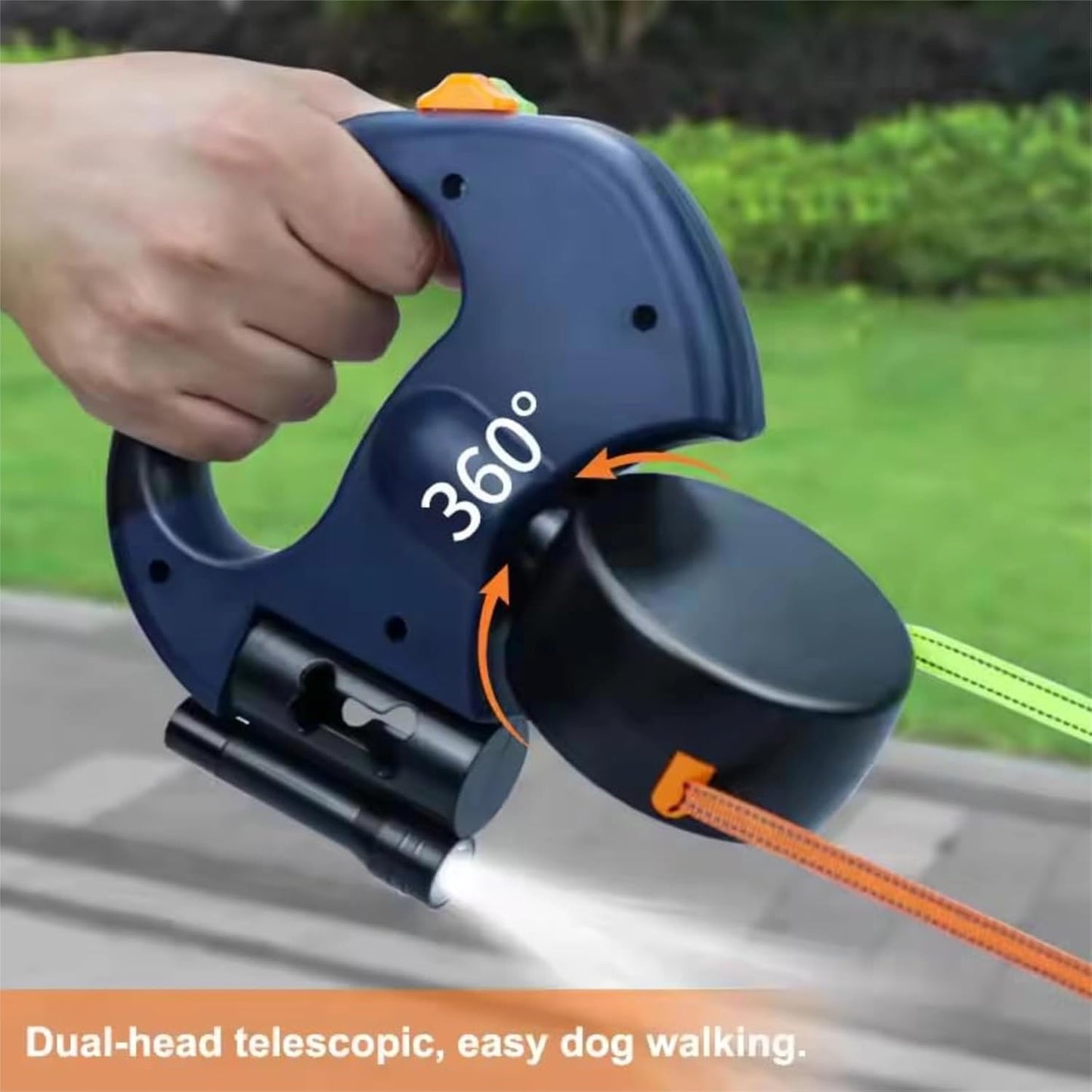 🐕️Multi-Functional Retractable Dog Leash for Tangle-Free 26FT Strong Nylon Tape