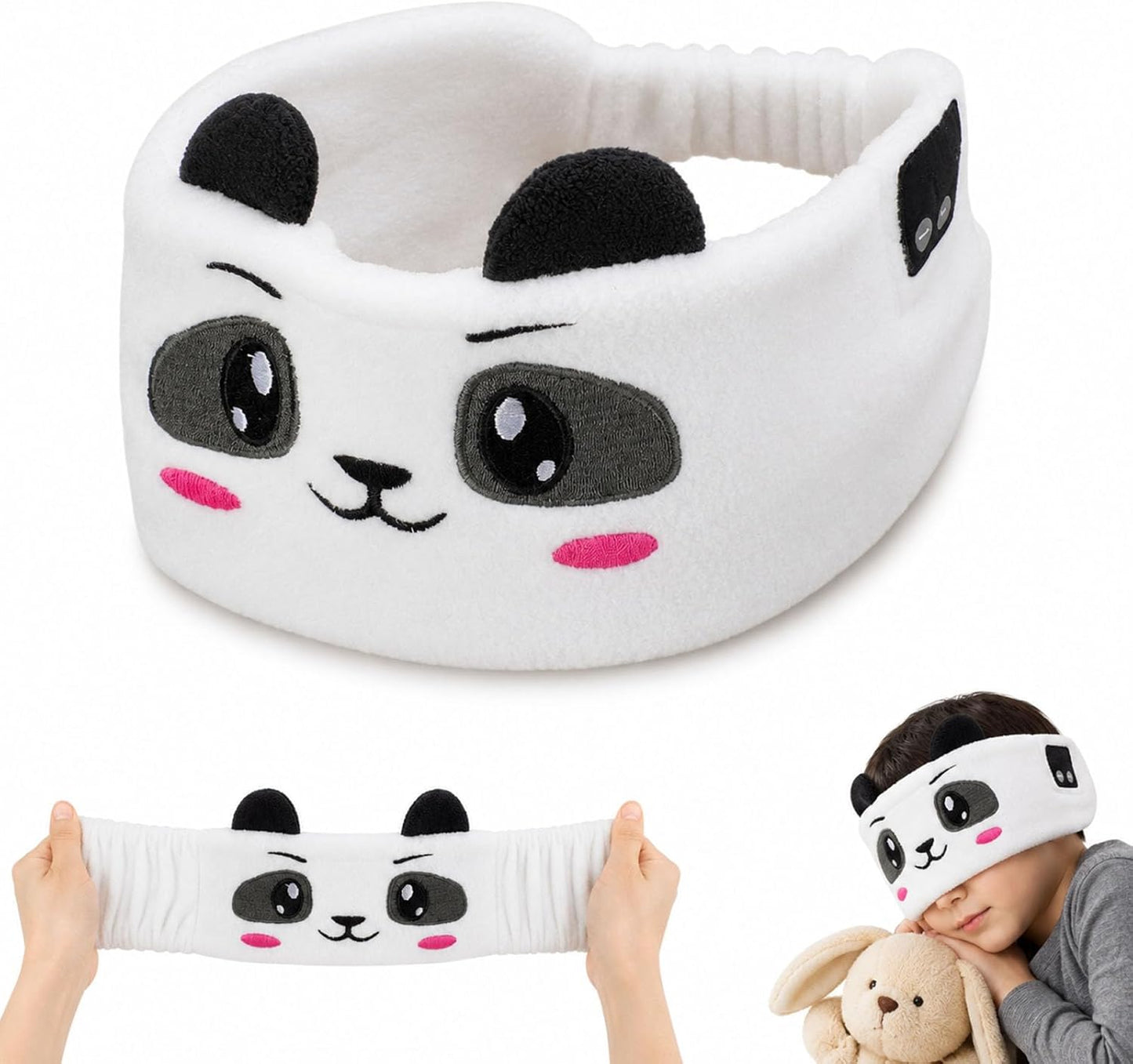 😴😴Kids Wireless Headphones, Fleece Headband for Children and Toddlers