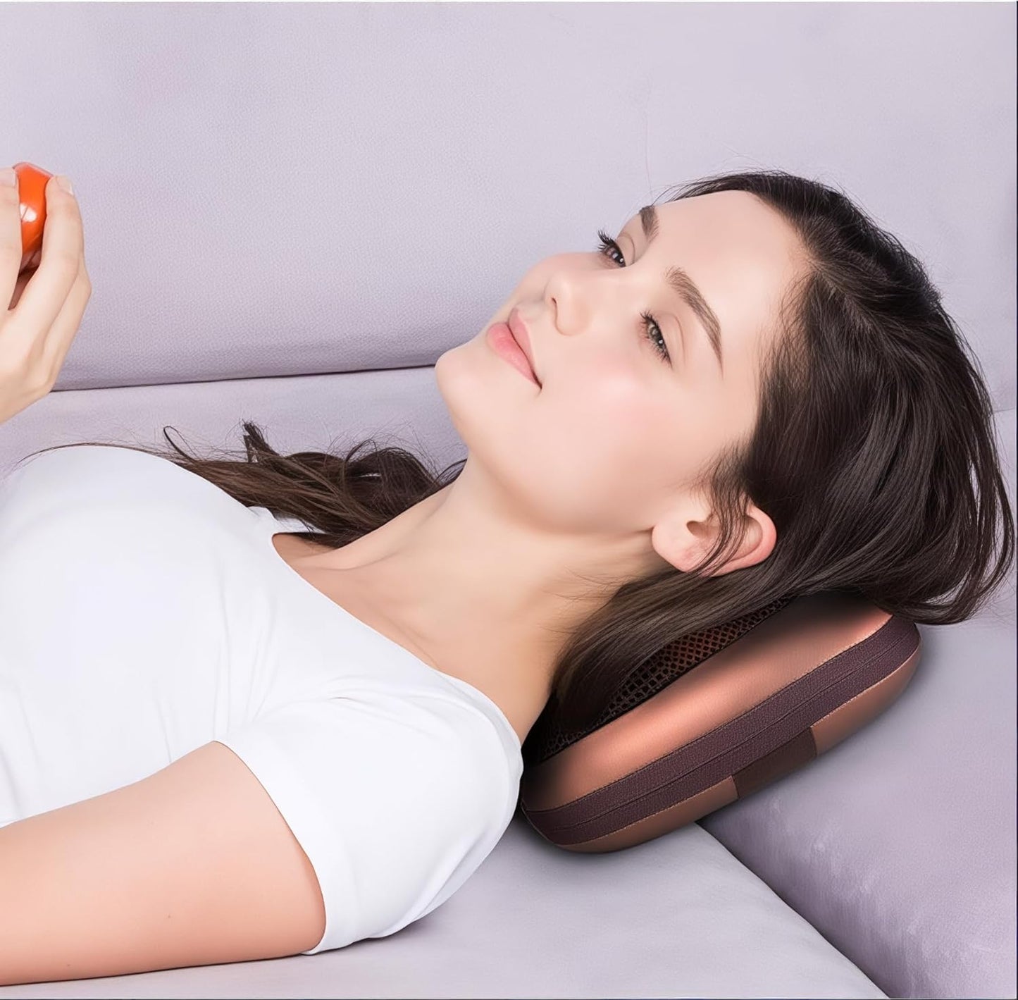🔥🔥Shiatsu Massage Pillow with 3D Kneading, Car and Home Use