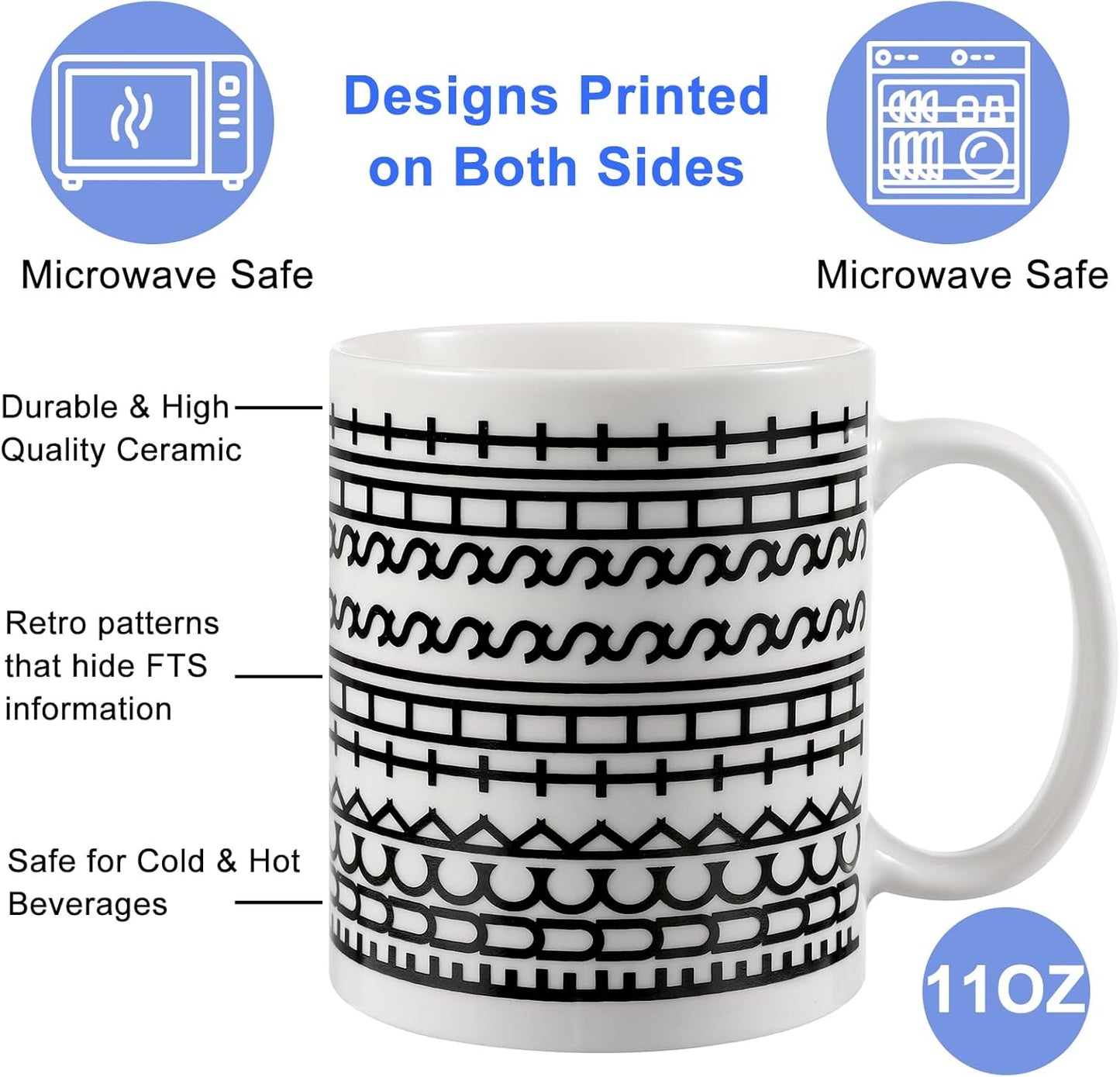 ☕️Hidden Message Ceramic Coffee Mug for Coffee Lover