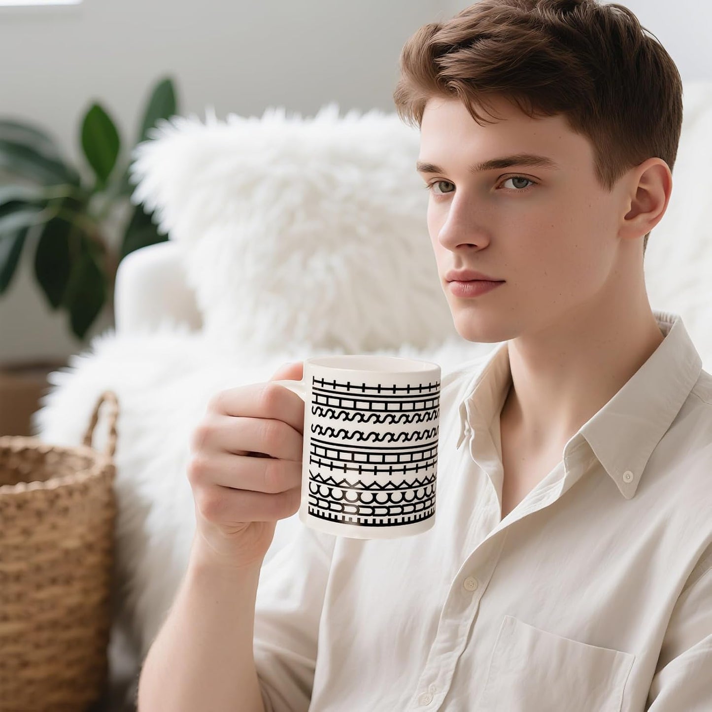 ☕️Hidden Message Ceramic Coffee Mug for Coffee Lover