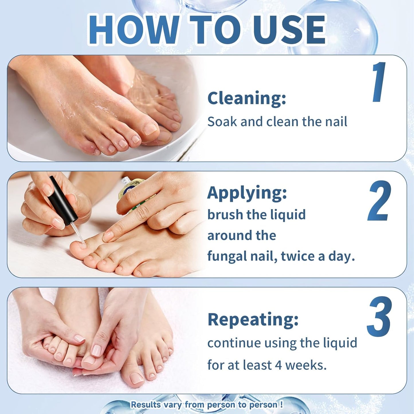 Maximum Strength Nail Fungi Treatment, Restore and Repair Damaged, Discolored Nails