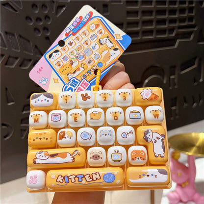 26-Key Keyboard Fidget Keychain