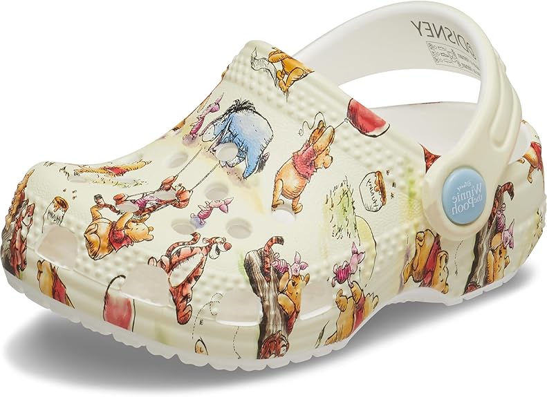 Crocs Unisex-Child Infant Littles Clogs, Baby Shoes for Girls and Boys, Winnie The Pooh, 2-3 Infant