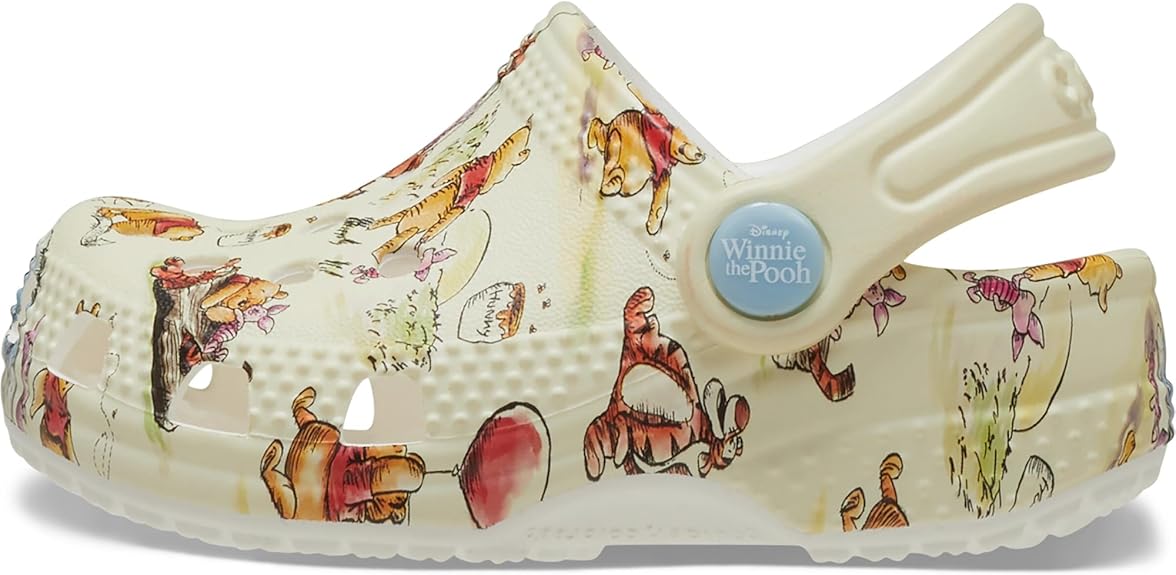 Crocs Unisex-Child Infant Littles Clogs, Baby Shoes for Girls and Boys, Winnie The Pooh, 2-3 Infant