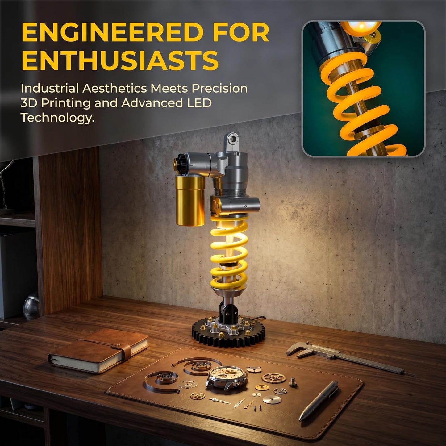✨️✨️Shock Absorber Table Lamp, Touch Adjustable Led Night Light