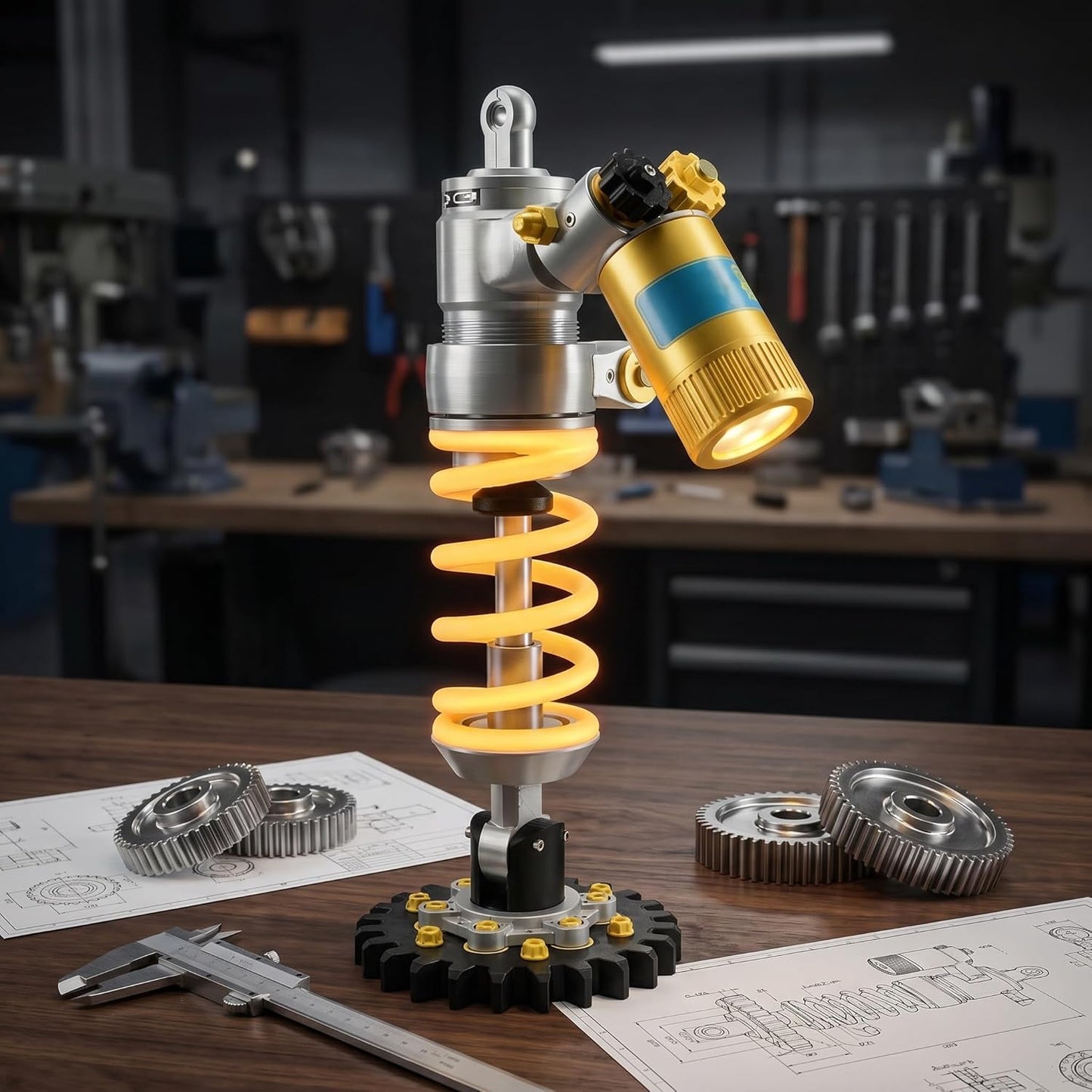 ✨️✨️Shock Absorber Table Lamp, Touch Adjustable Led Night Light