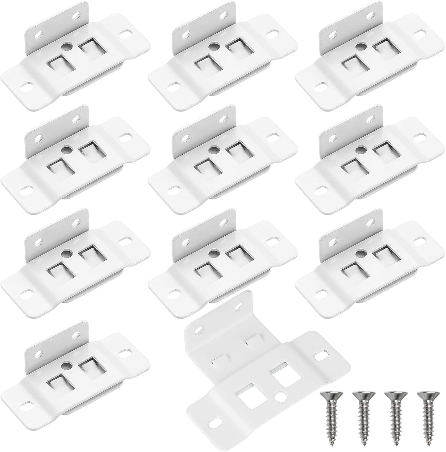 20 Pack Quick Fitting Furniture Joint Bracket with Screws