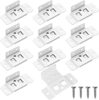 20 Pack Quick Fitting Furniture Joint Bracket with Screws