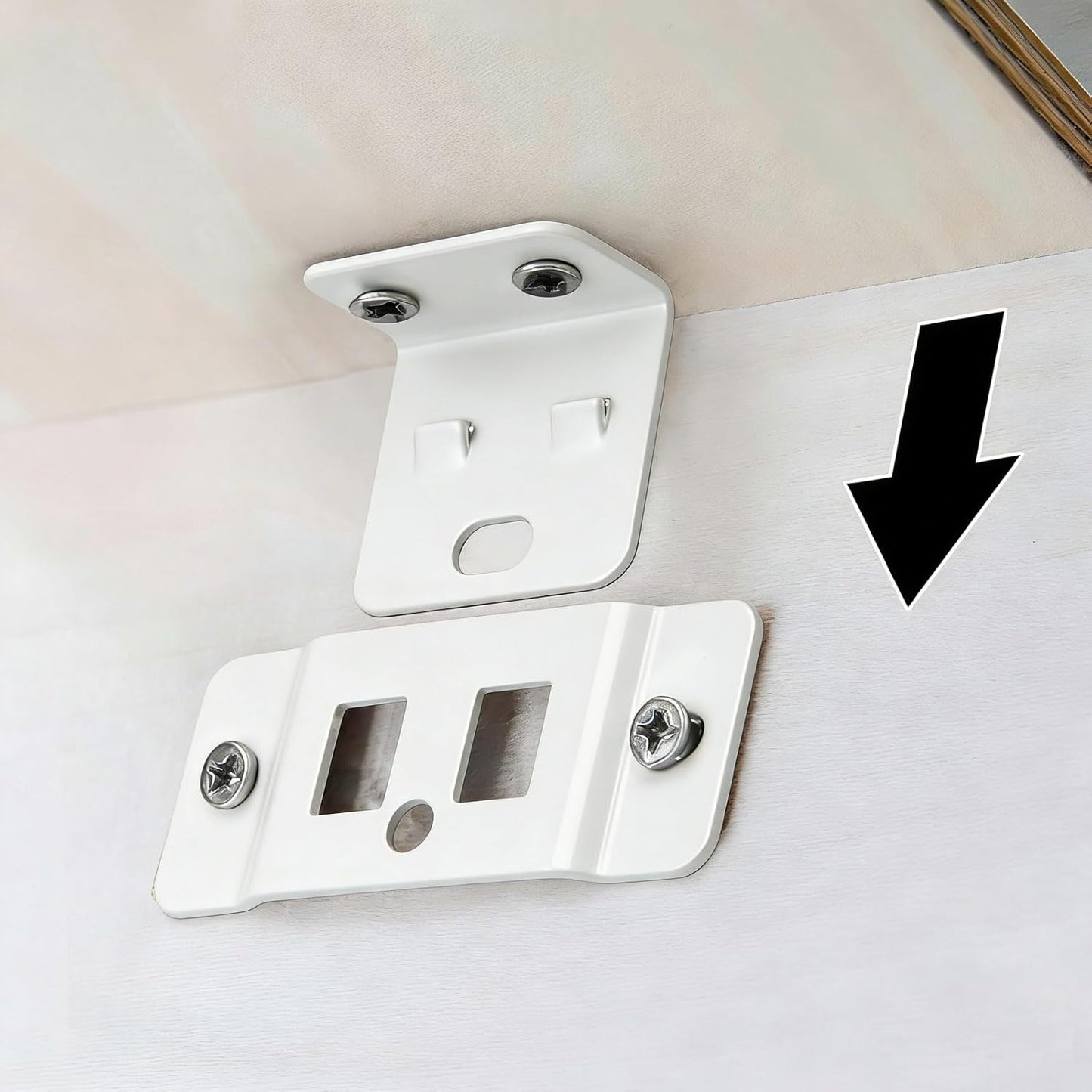 20 Pack Quick Fitting Furniture Joint Bracket with Screws