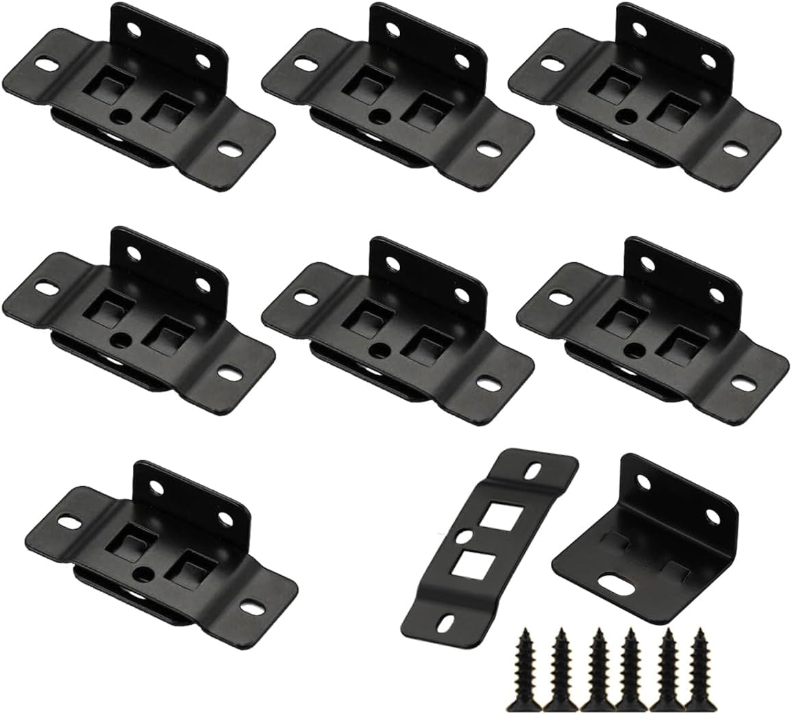 20 Pack Quick Fitting Furniture Joint Bracket with Screws
