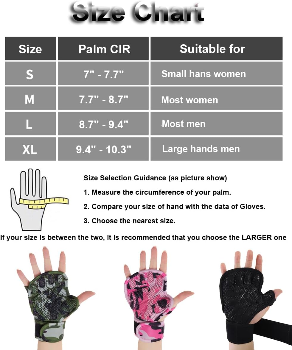 🏋🏻🧤Weight Lifting Gloves, Wrist Wraps Wrist Straps for Weightlifting, Lifting Wrist Wraps Gym Gloves