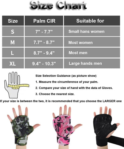 🏋🏻🧤Weight Lifting Gloves, Wrist Wraps Wrist Straps for Weightlifting, Lifting Wrist Wraps Gym Gloves