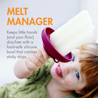 Silicone Ice Pop Holder - Drip Catcher 4 Count
