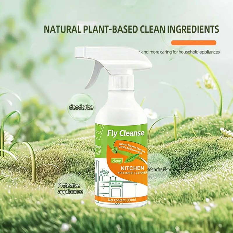 🧽🫧Electrolyzed Ion Kitchen Cleaner Spray, Natural Enzyme Formula Liquid Cleaner for Household Appliances & Easy Cleaning Solution