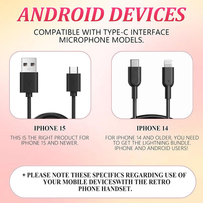 📞2026 New Retro Style Type-C Phone Handset