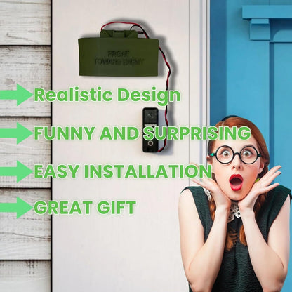 💣💥Claymore Doorbell Replica,Funny Gift for Pranks and Security,Gag Prop Joke,Doorbell Gift