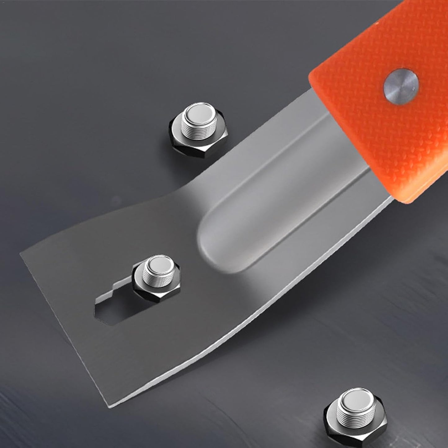 Crow& Pry, Flat Bar with Rubber Handle, Prybar, Baseboard Removal Tool, Stainless Steel Multifunctional Crowbar for Carpenter, Nail Remove