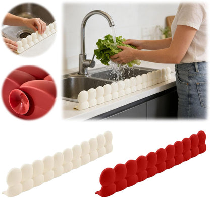 20" Silicone Sink Splash Guard with Strong Suction Cups
