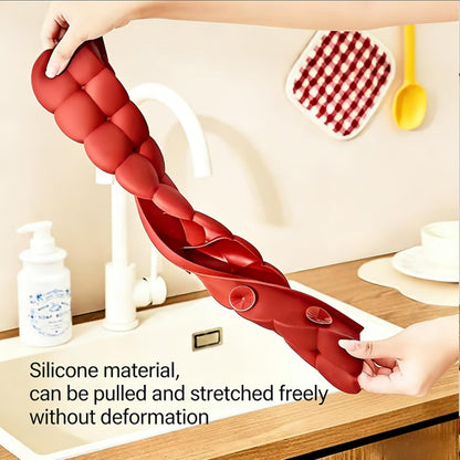 20" Silicone Sink Splash Guard with Strong Suction Cups