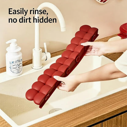 20" Silicone Sink Splash Guard with Strong Suction Cups