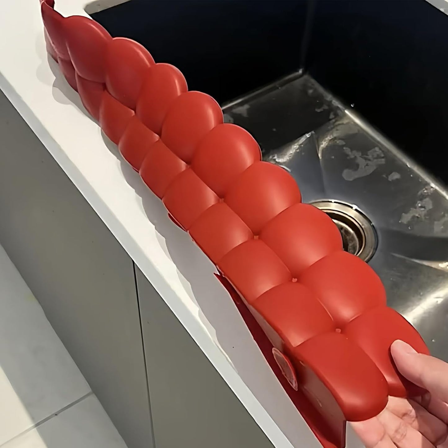 20" Silicone Sink Splash Guard with Strong Suction Cups