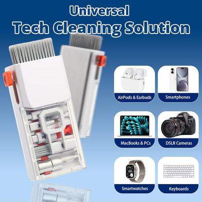 Upgraded Keyboard Cleaning Kit, 32PCS Electronics Cleaner Tool with Dust Cleaning Putty, Microfiber Cloth, Wipes-Cleaning Set