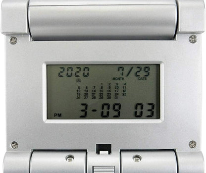 Compact and Versatile Global Travel Alarm Clock with Calculator: Your Essential Companion for Journeys Around The World